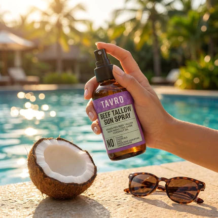 Non-Toxic Beef Tallow Mineral Sun Spray
